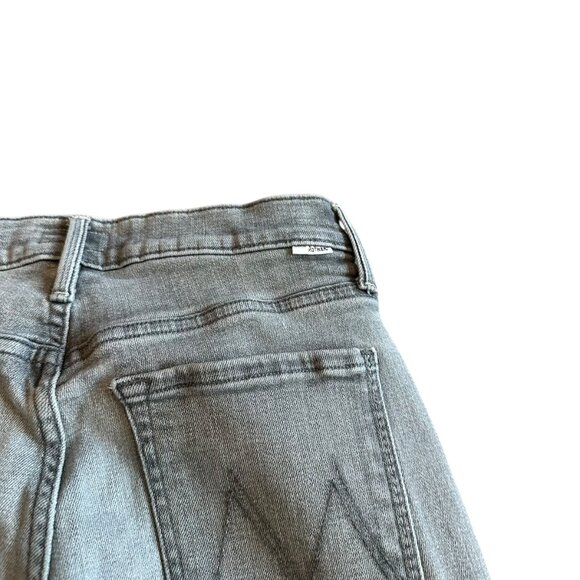 Mother Denim The Tomcat Ankle Beam Me Up Grey Jeans Stretch Size 26 Women's - Picture 9 of 14